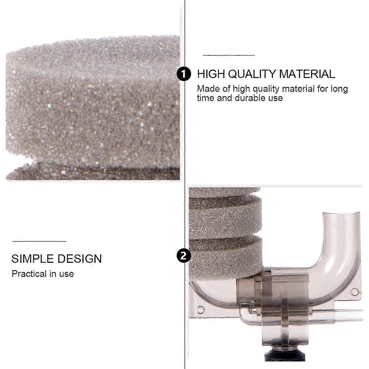 Fish Tank Cleaning Tool Bio Filter for Oxygen Level Adjustment 1 Piece