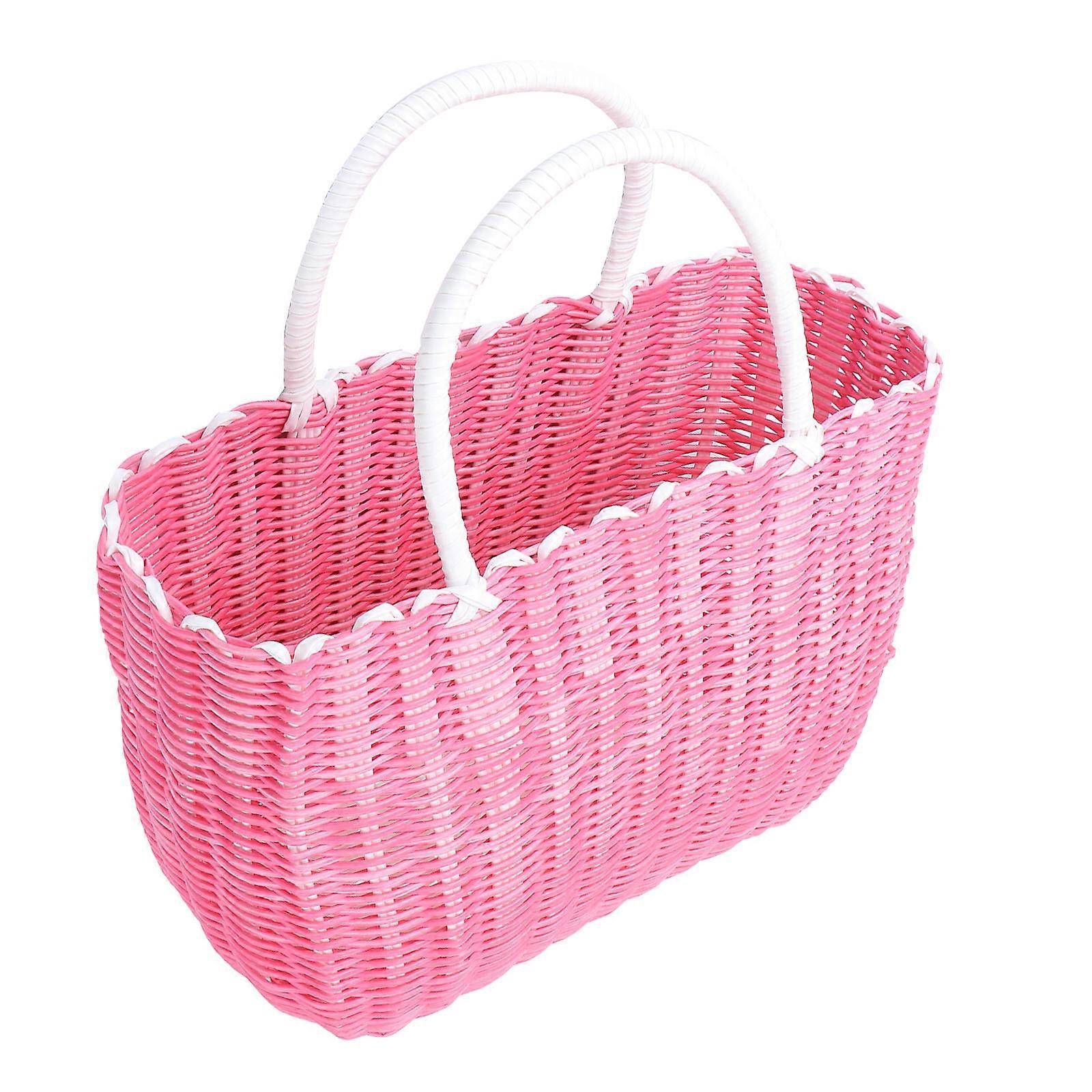 Hand Basket Plastic Basket for Storage Use 1Pcs Material