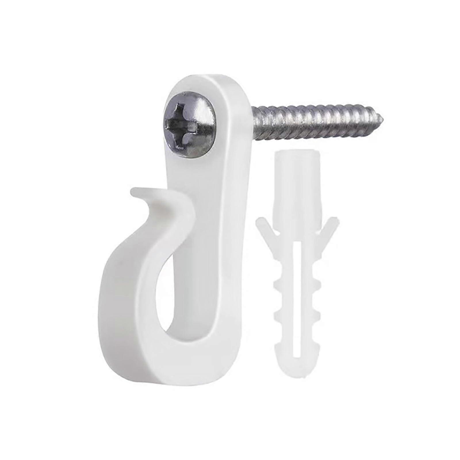 Gutter Hooks for Christmas Lights Outdoor Reusable ABS S Hooks Secure Hanging and Cable Management