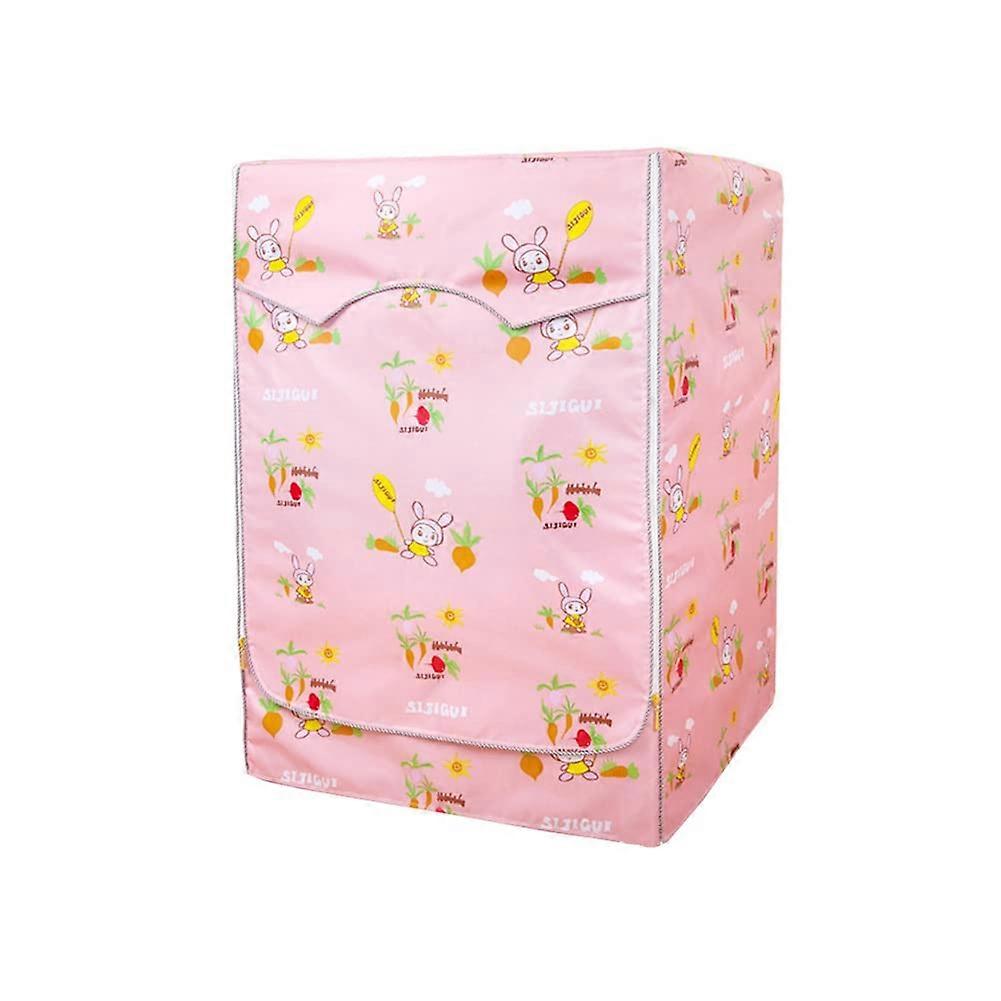 Waterproof Washing Machine Cover Front Load, Dustproof Sunproof Oxford Fabric with Zipper, S Pattern 5