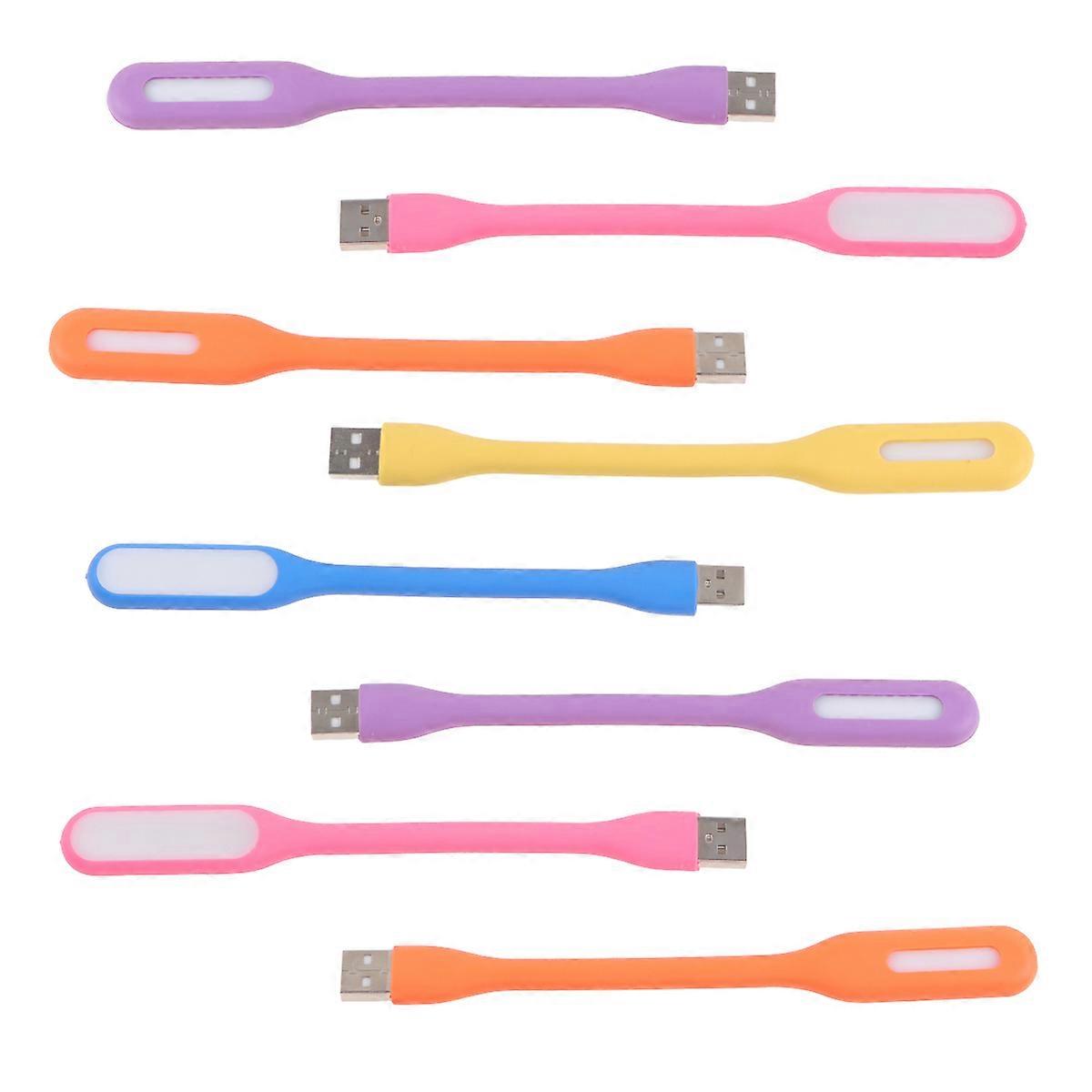 USB Small Night Light LED Reading Lamp with 8Pcs Portable Lights