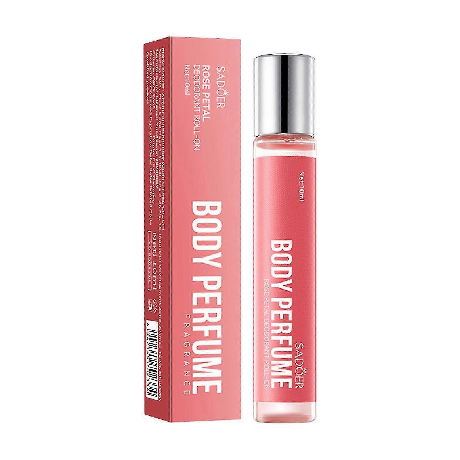 Rose Body Perfume Roll- Perfume Long-lasting Refreshing Roll- Perfume 10ml Persistent Scent