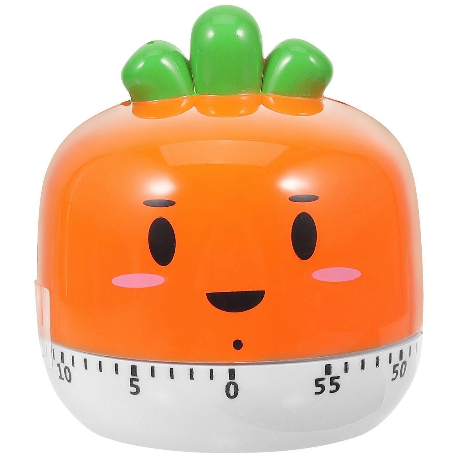 Carrot Shaped Timer Cartoon Kitchen Timer Shower Timer Mechanical Baking Timer