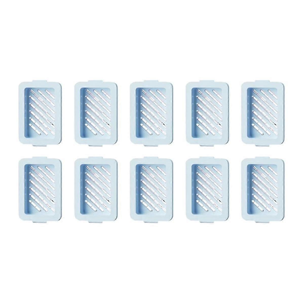 High Elastic Mesh Soap Bubble Box, Multifunctional Foaming Soap Box, Mesh Foaming Soap Box, Blue