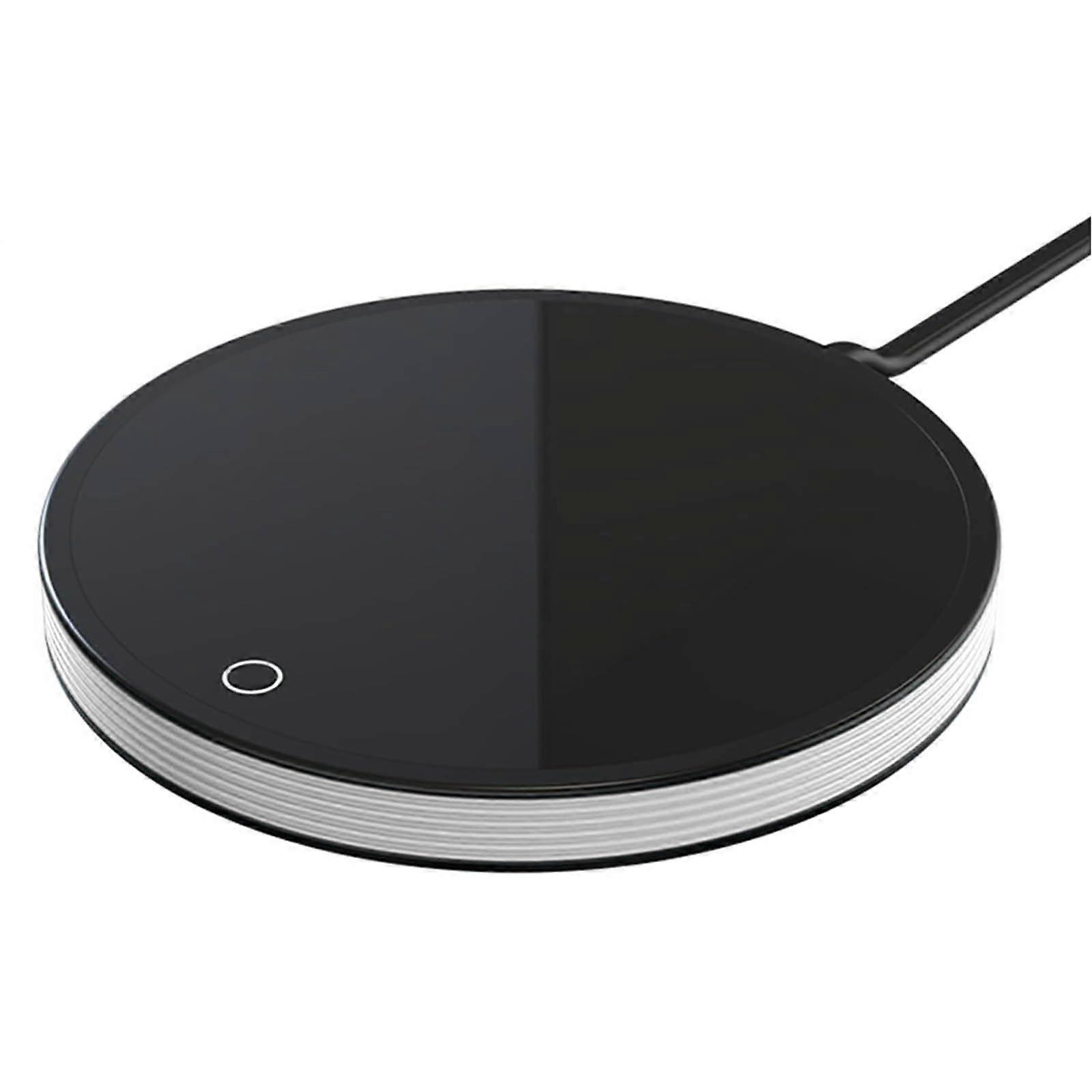 Coffee Cup Warmer with Adjustable Temperature Control, 55°C Beverage Heating Plate, White