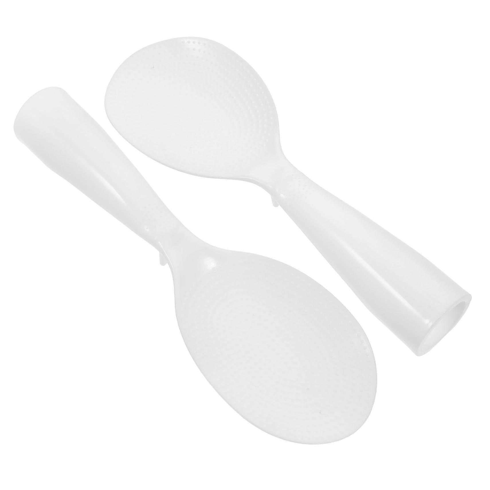 2pcs NonStick Rice Paddle Set Lightweight Reusable Serving Spoon for Home Kitchen Restaurant