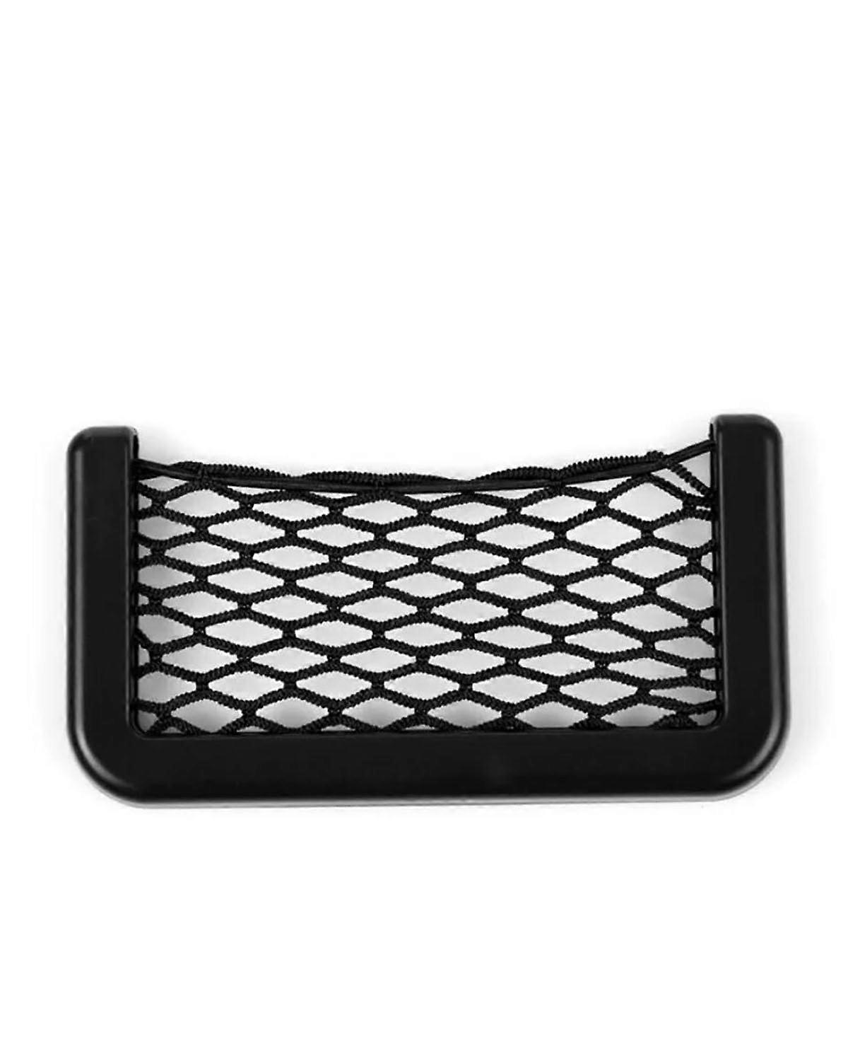 Car Storage Net with Elastic Mesh Pocket for Secure Cargo and SpaceSaving Car Organizer
