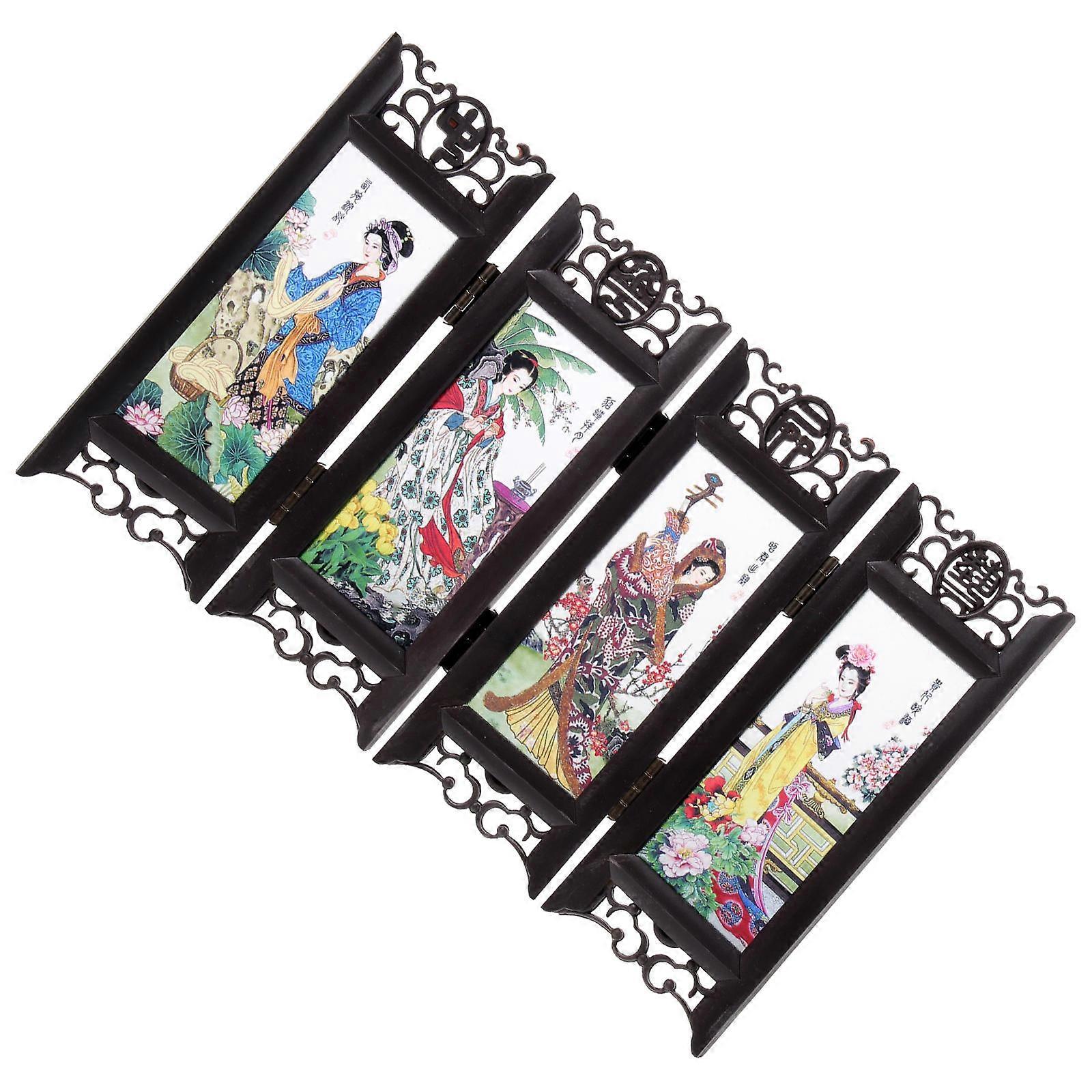 Four Great Resin Folding Screen Panel Screen for Decoration