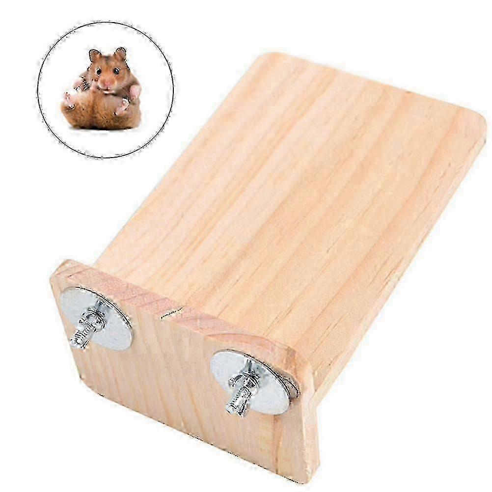 1PC Wooden Hamster Toy Springboard Unique Design