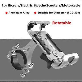 Telefoonhouder, metalen clip met sponsbescherming, 3,5-6,5 inch, voor fietsen, elektrische fietsen en motorfietsen