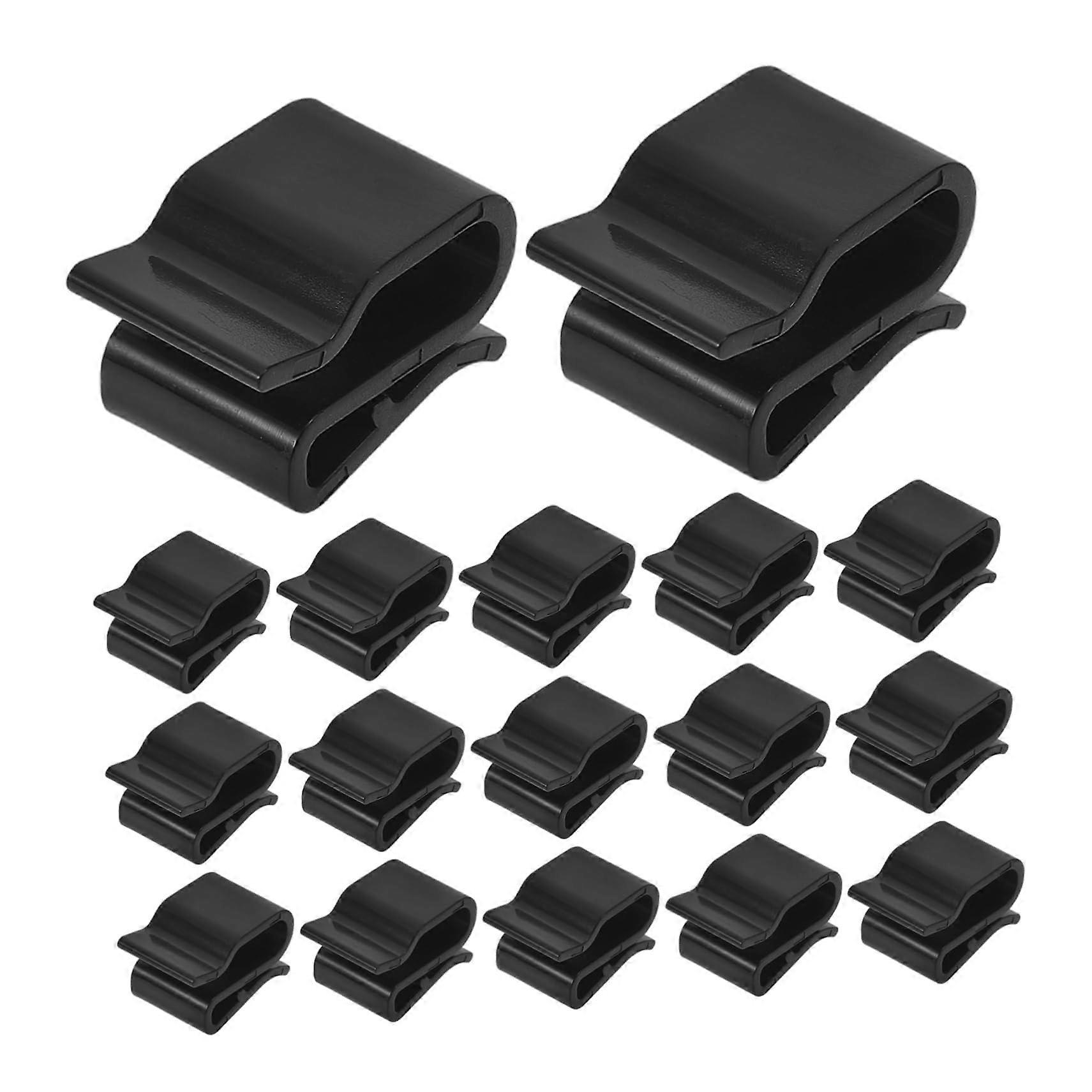 50pcs Durable Plastic Trailer Wire Clips for Solar Panel Cable Management and Secure Hold