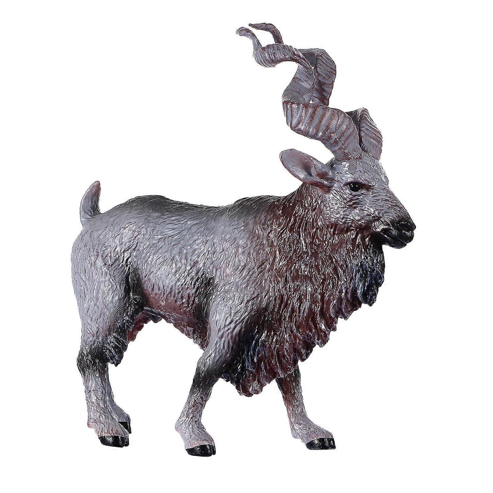 Wild Animal Model Simulation Goat for Decoration Use 1Pcs
