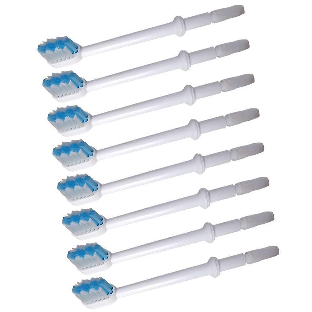 8Pcs Replacement Brush Heads for Oral Irrigator Use White Professional Set