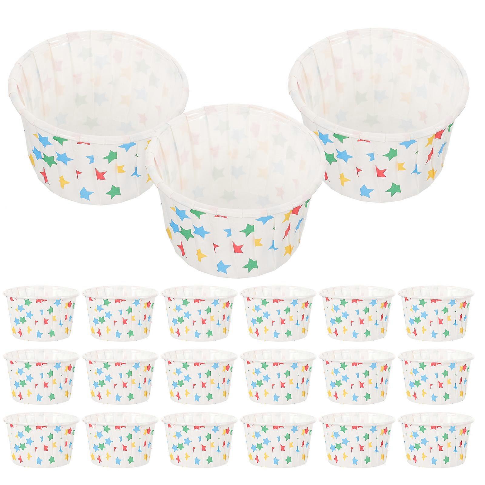 Sweet Dessert for Camping 100Pcs Multi-Function Paper Cups