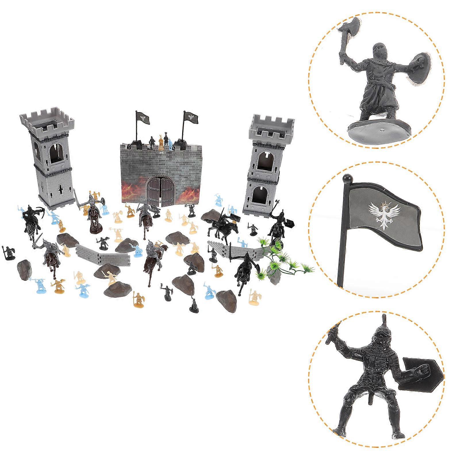 Plastic Soldier Toys Medieval for Decoration 1Set