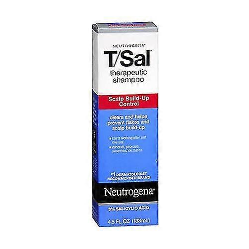 Neutrogena T/Sal Therapeutic Shampoo 4.5 oz, 3% Salicylic Acid Scalp Treatment for Dandruff, Itchy Scalp Relief, Controls Flaking, Pack of 1