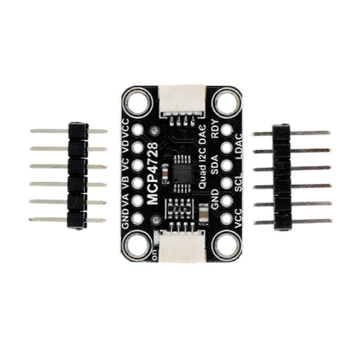 MCP4728 Quad DAC Output Sensor Module with EEPROM Module Compatible with STEMMA QT Qwiic