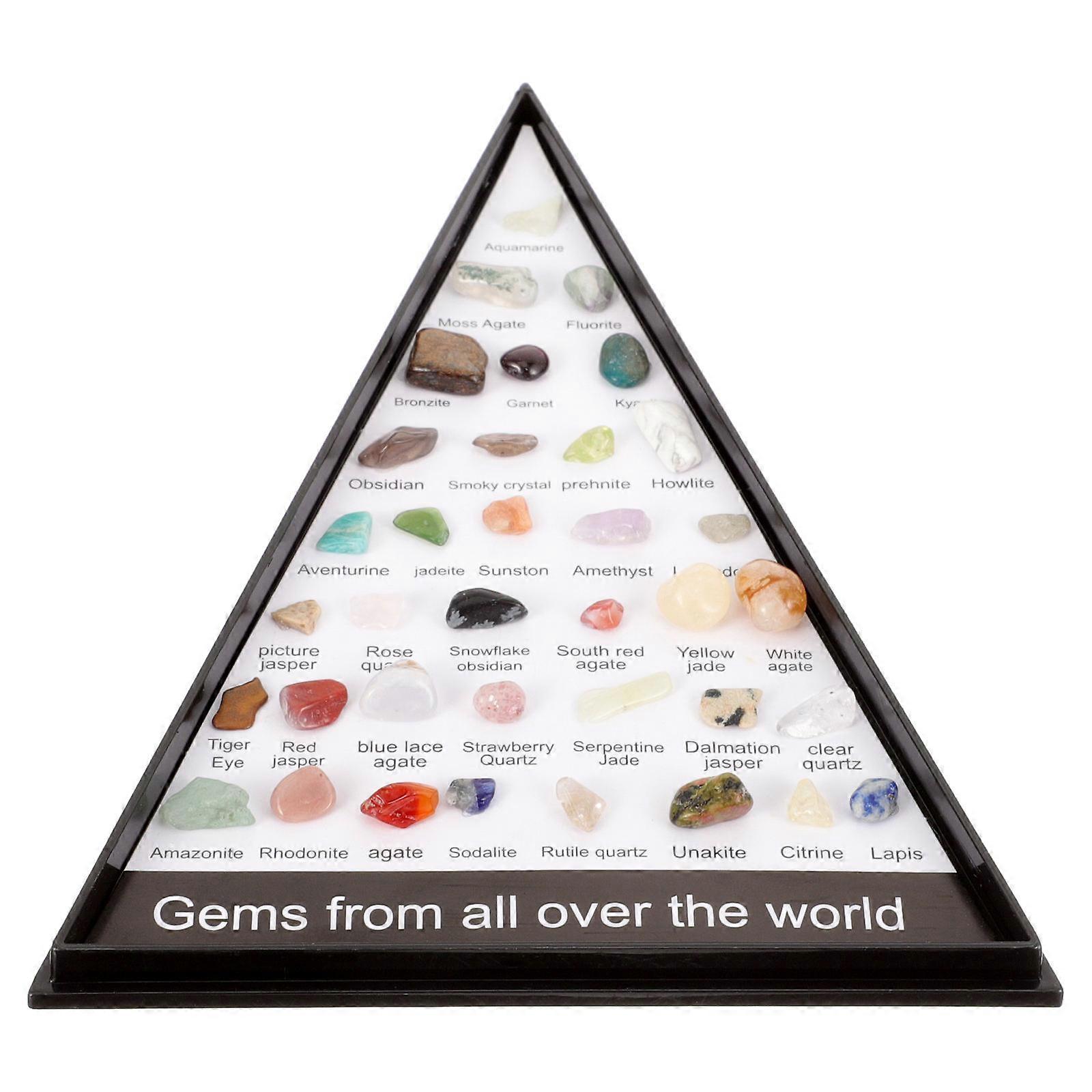 Natural Mineral Stone Decor Crystal for Desktop 5Sets