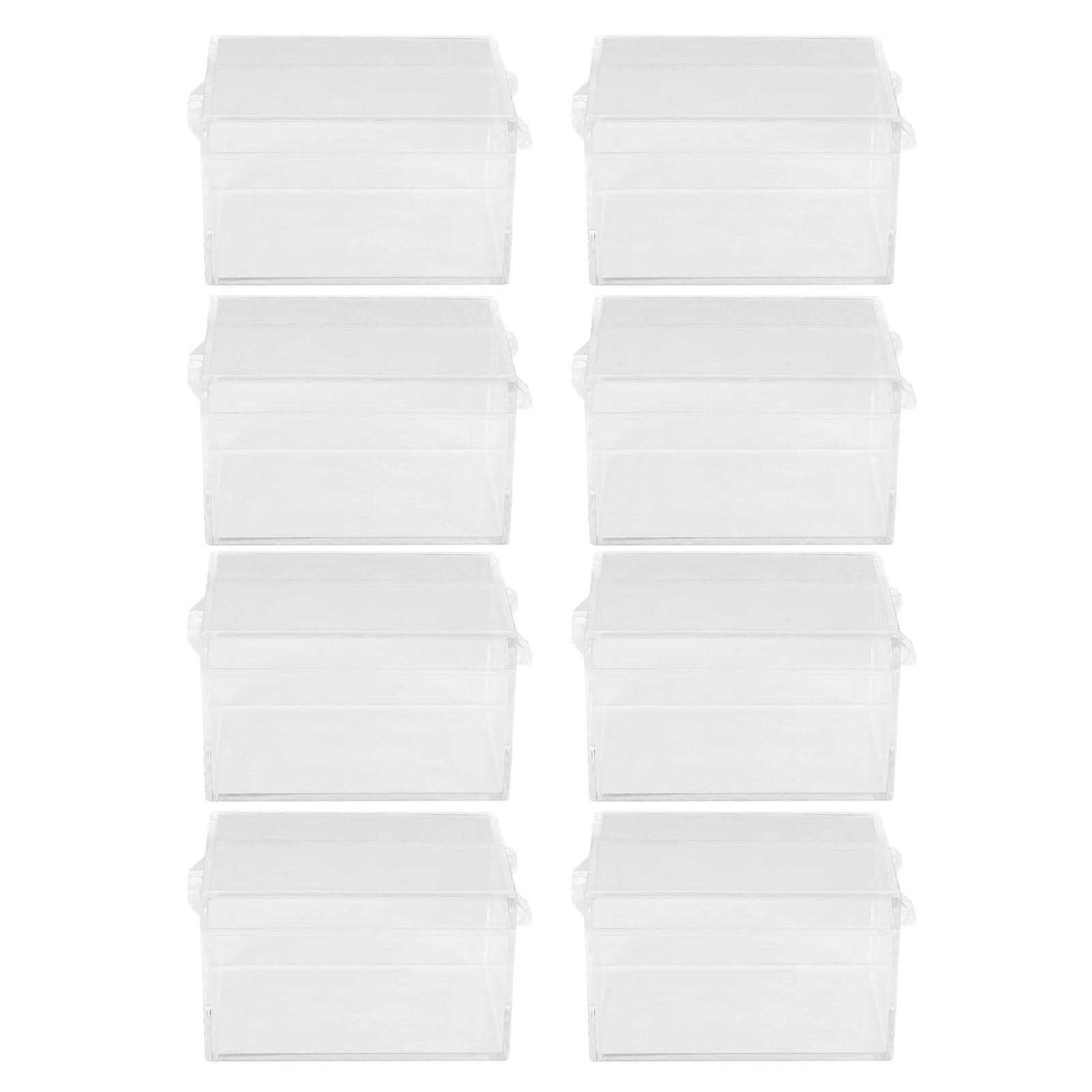 Rectangular Storage Boxes Specimen Displaying Boxes Friends Displaying 5.5x4.2x3.2cm Displaying Specimen 8Pack