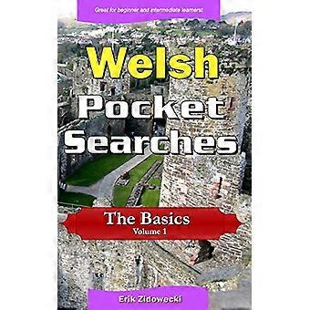 Welsh Pocket Searches - Podstawy - Tom 1: Zestaw łamigłówek z wyszukiwaniem słów, które pomogą Ci w nauce języka
