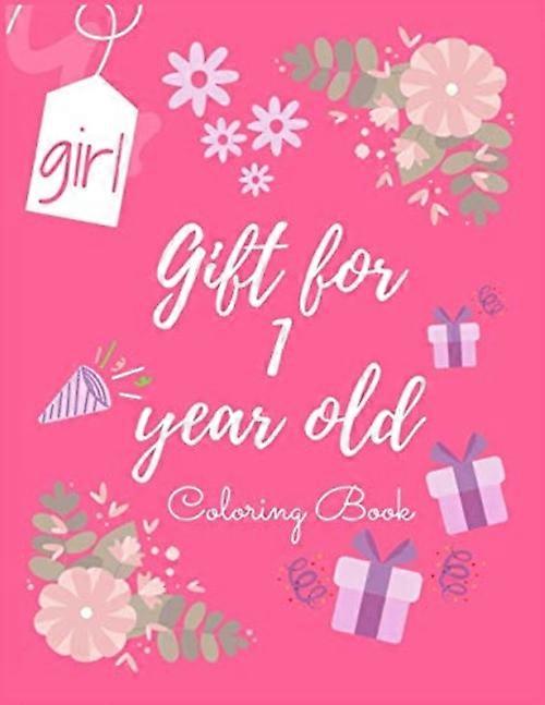 Present till 1-årig flicka: Målarbok