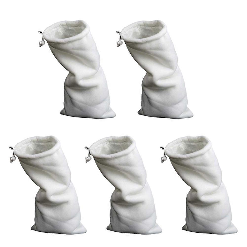 5 PCS Magical Mesh Filter Bags for Aquariums, Ideal for Fish Tank Bottom and Sump Filters