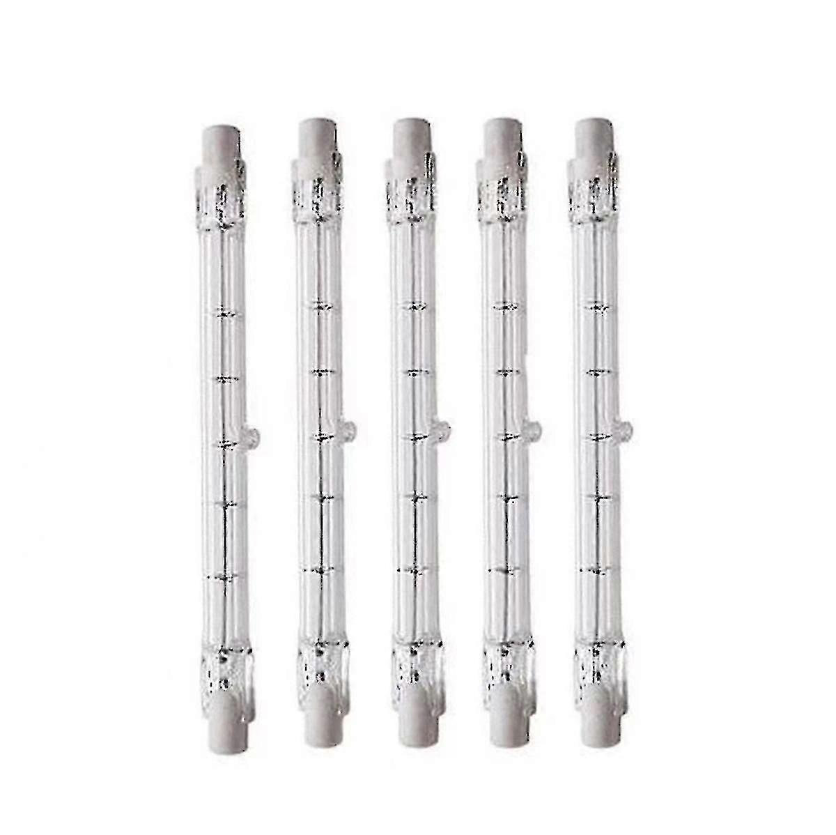 5pcs 1000W Halogen R7s Floodlight Security Light Bulbs