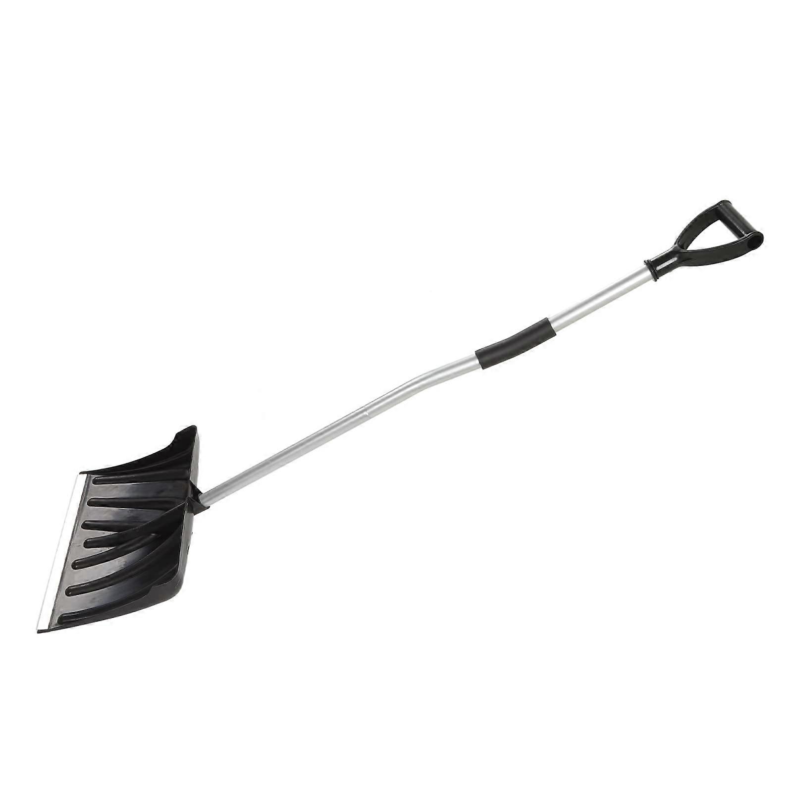 Pelle à neige pliable avec poignée ergonomique en D, manche en acier léger et pelle en plastique durable pour les situations d'urgence en voiture