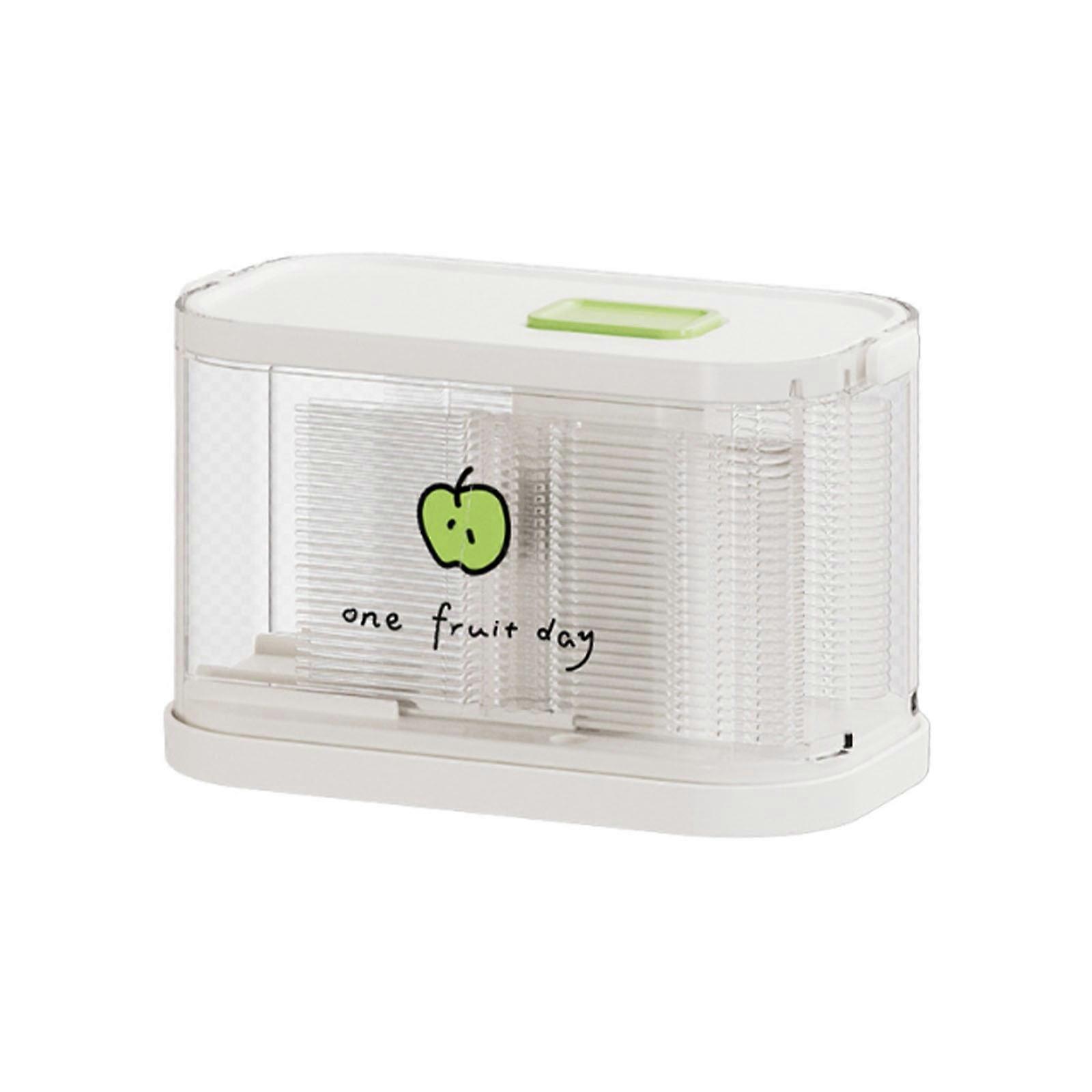 Push-Type Fruit Fork Set with Storage Jar Kitchen Gadget