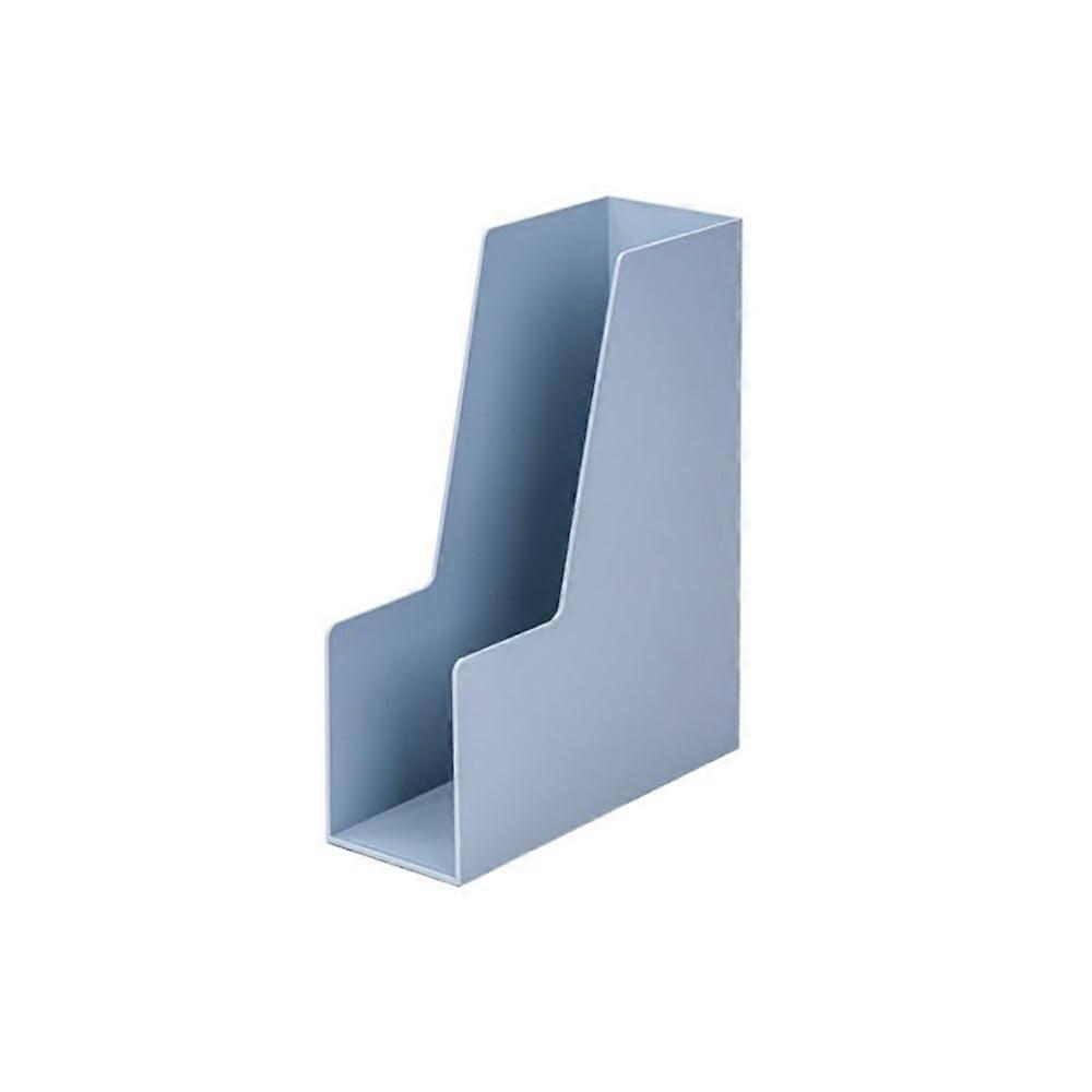 Blue Desk Organizer File Holder with Quick File Identification and ColorCoded Organization