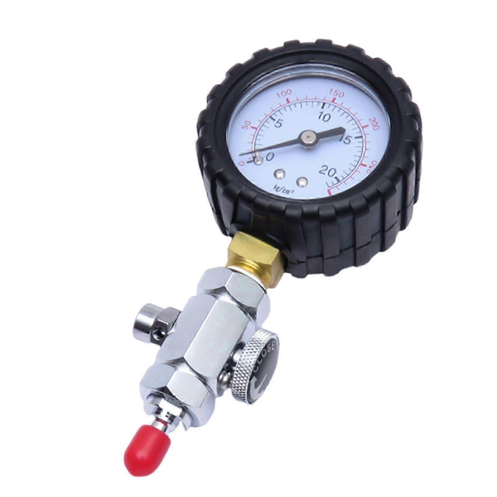 Intermediate Pressure Test Gauge for Scuba Diving Regulator Maintenance Tool