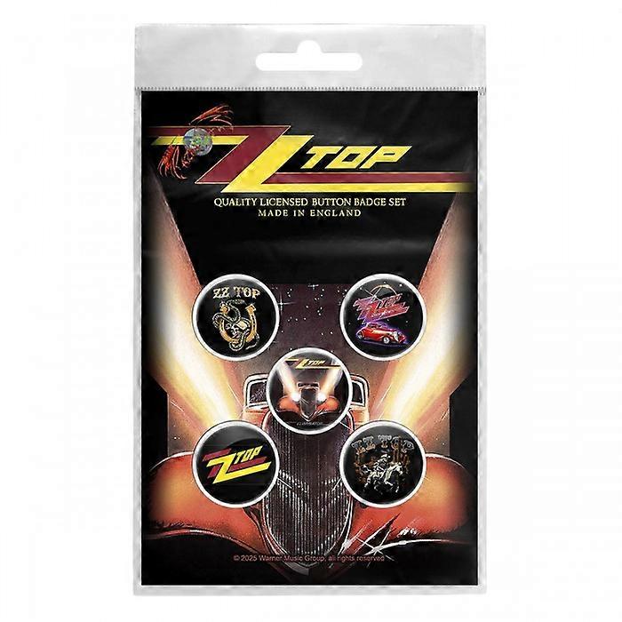 ZZ Top Eliminator-knappmärke (5-pack)