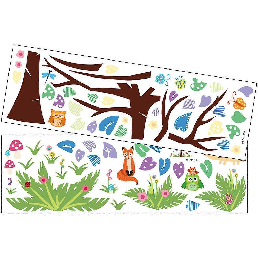 Assorted Wall Decal Sticker for Bedroom Decor 4 Sheets