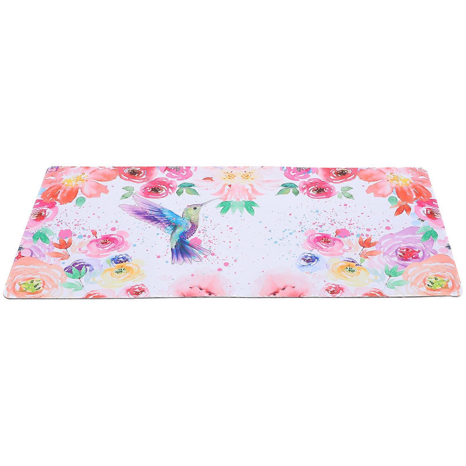 Decorative Hummingbird Mouse Pad for Multi-Functional Large Desk Mat