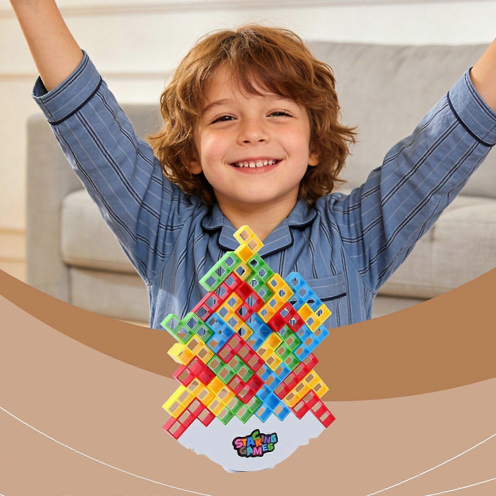 Tetra Tower Balance Stacking Game