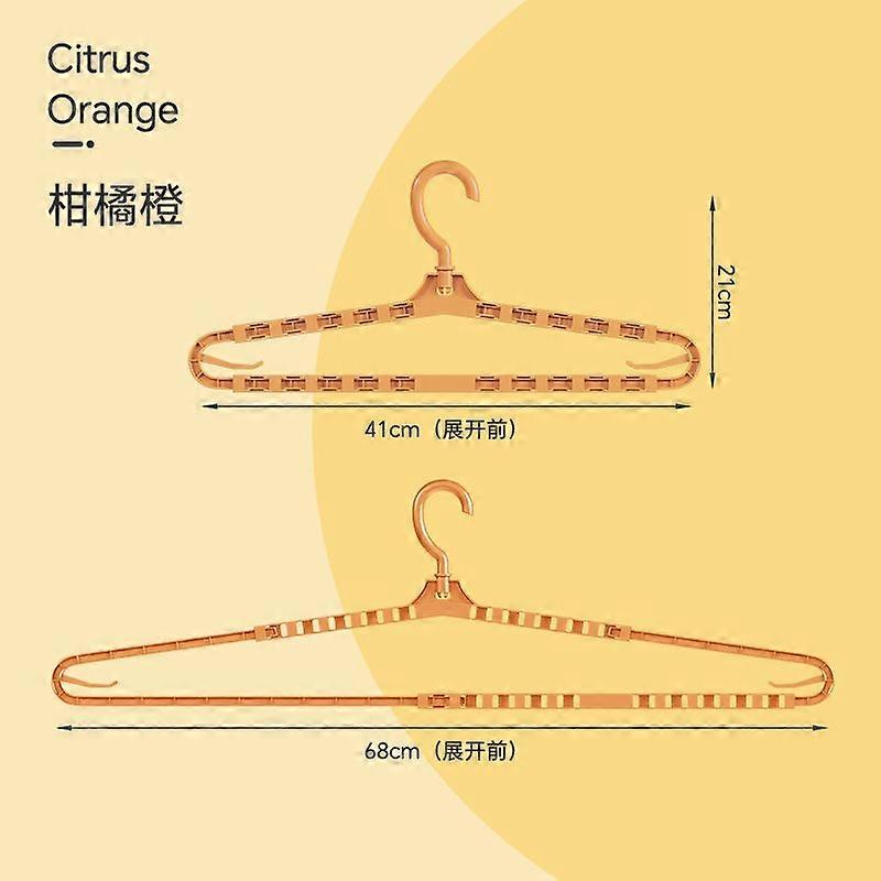 Expandable Clothes Hanger, Multi-Function for Garments, Towels & Bedding