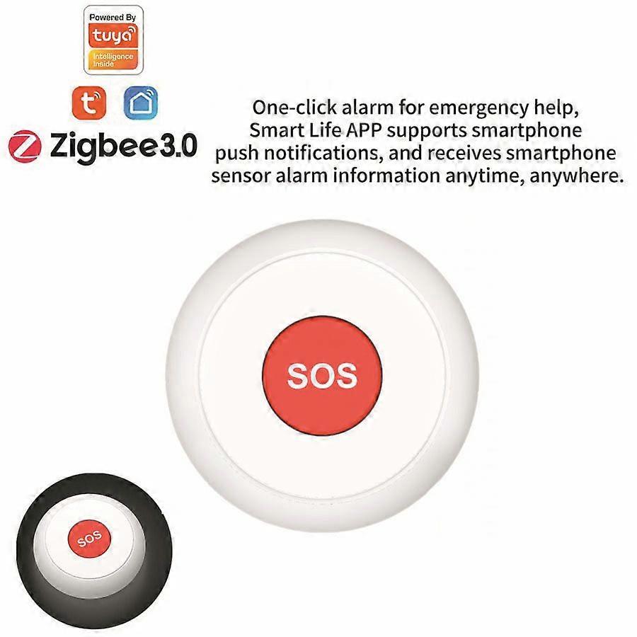 Emergency button smart SOS1 elderly emergency call device remote wireless emergency help buttonZigbee square SOS button compatible