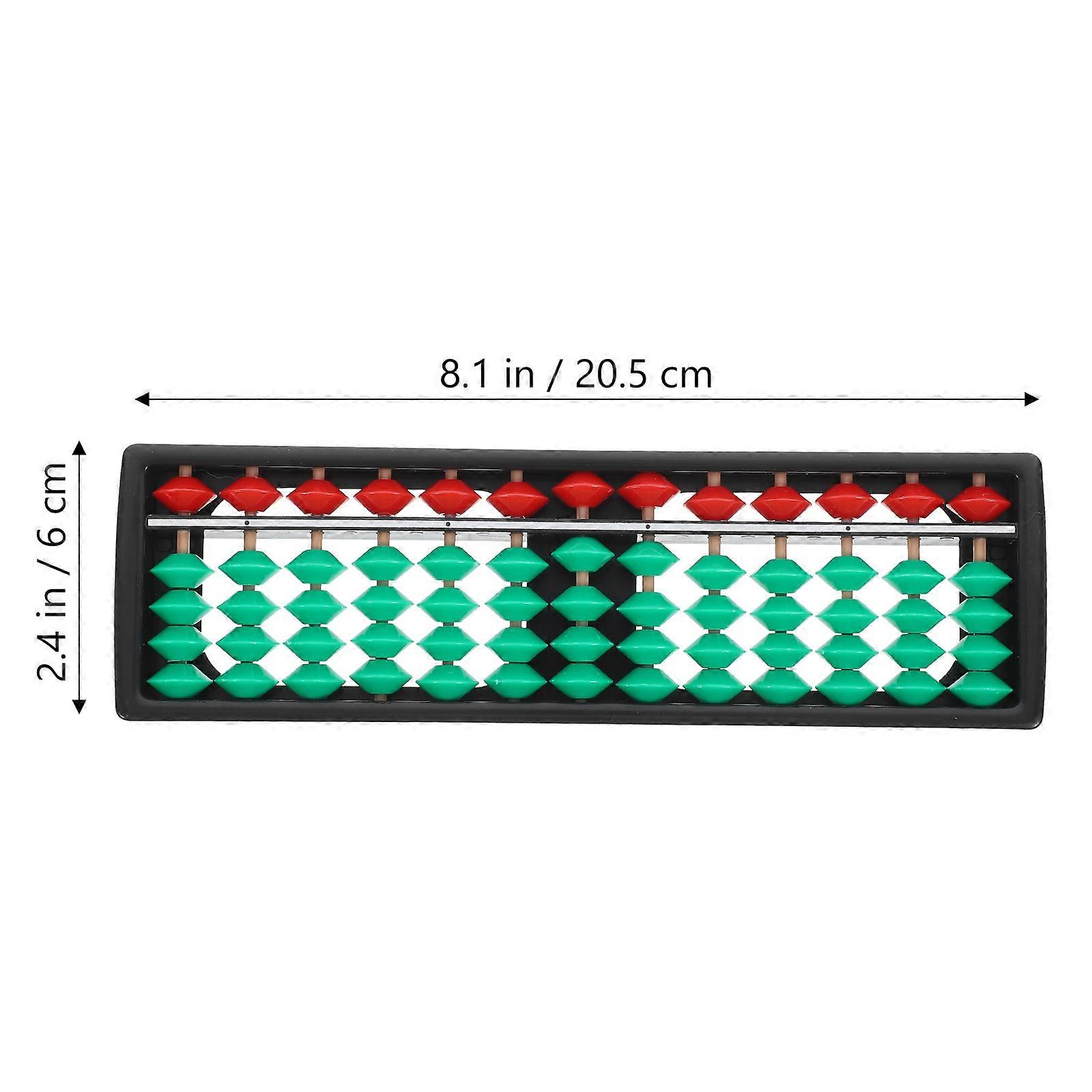 2pcs Chinese Plastic  Abacus for Math Practical Calculating Chinese Abacus Educational Math Learning Abacus