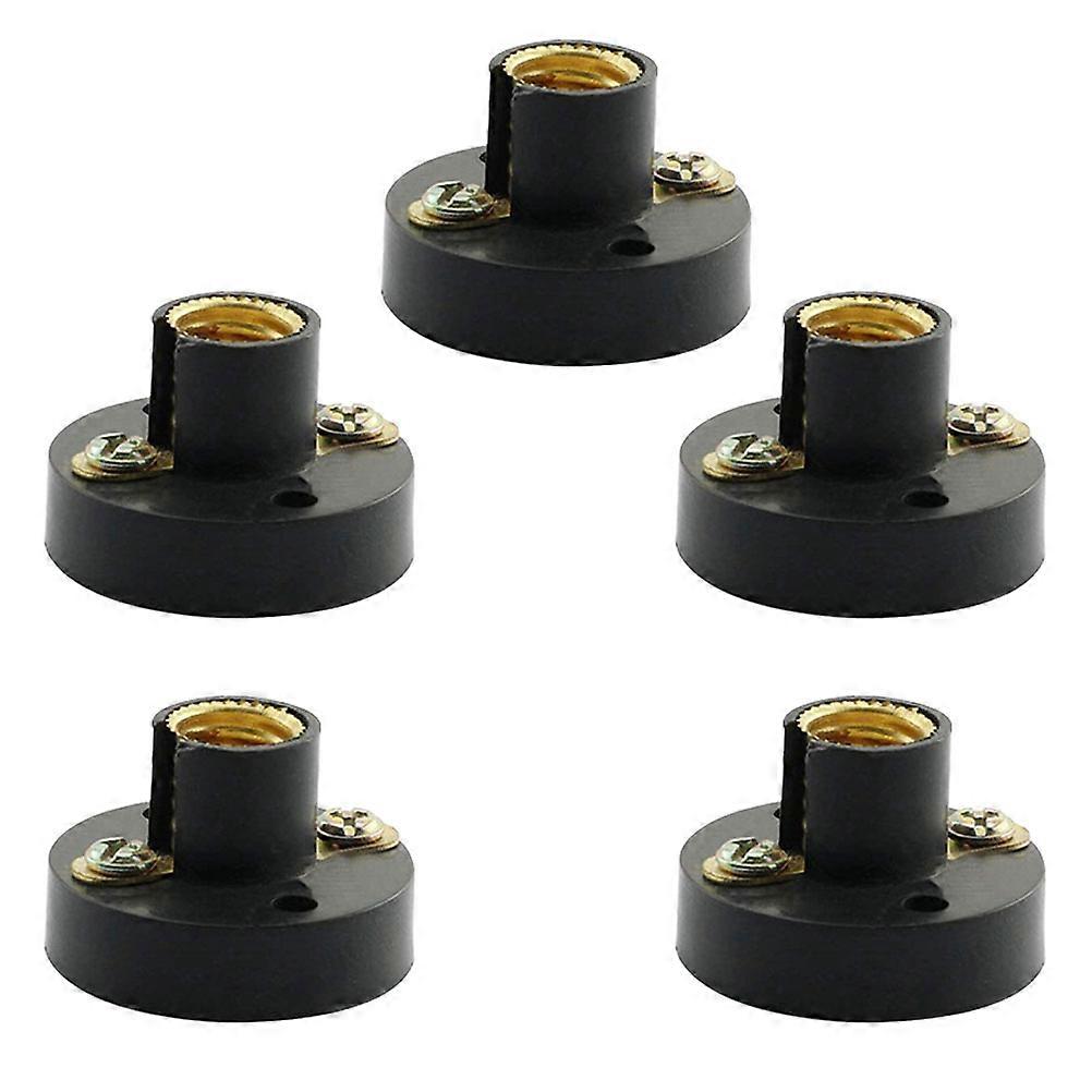 5 Pcs Spiral Light Bulbs Mini Bulb Socket E10 Plastic Lamp Holder E10 Mini Bulb Holder