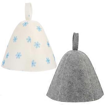 Felt Sauna Hats Breathable Design Sauna Caps for Women 6Pcs