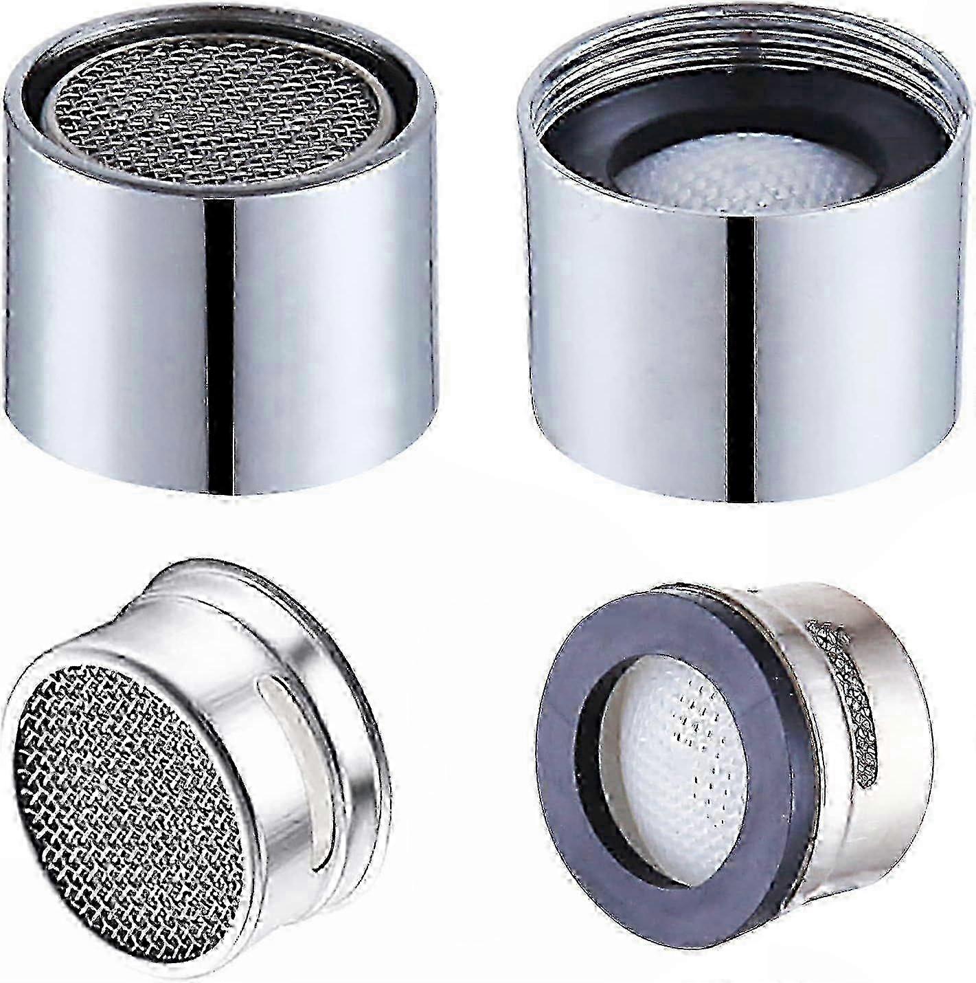 Solid Brass Kitchen Faucet Aerator with Female Thread, Chrome Finish