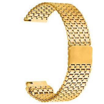 Para Huami Amazfit Bip 5 Bandas Ajustável Aço Inoxidável Fecho Magnético Pulseira de Relógio Pulseira