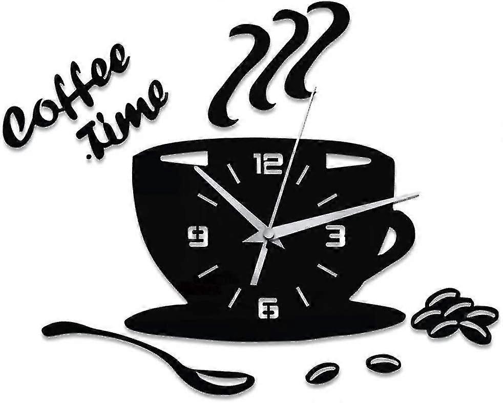 Creative Diy Acrylic Kitchen Wall Clock Modern Design Clock