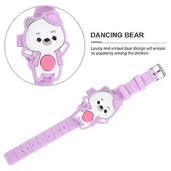 Lovely Kids Clamshell Watch Chic Children Touch Screen Watch Creative Gift Watch