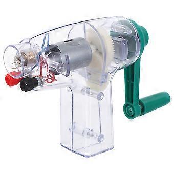 Generatore a manovella per bambini: kit per esperimenti scientifici con generatore manuale - Strumenti didattici per l'aula con alimentazione manuale