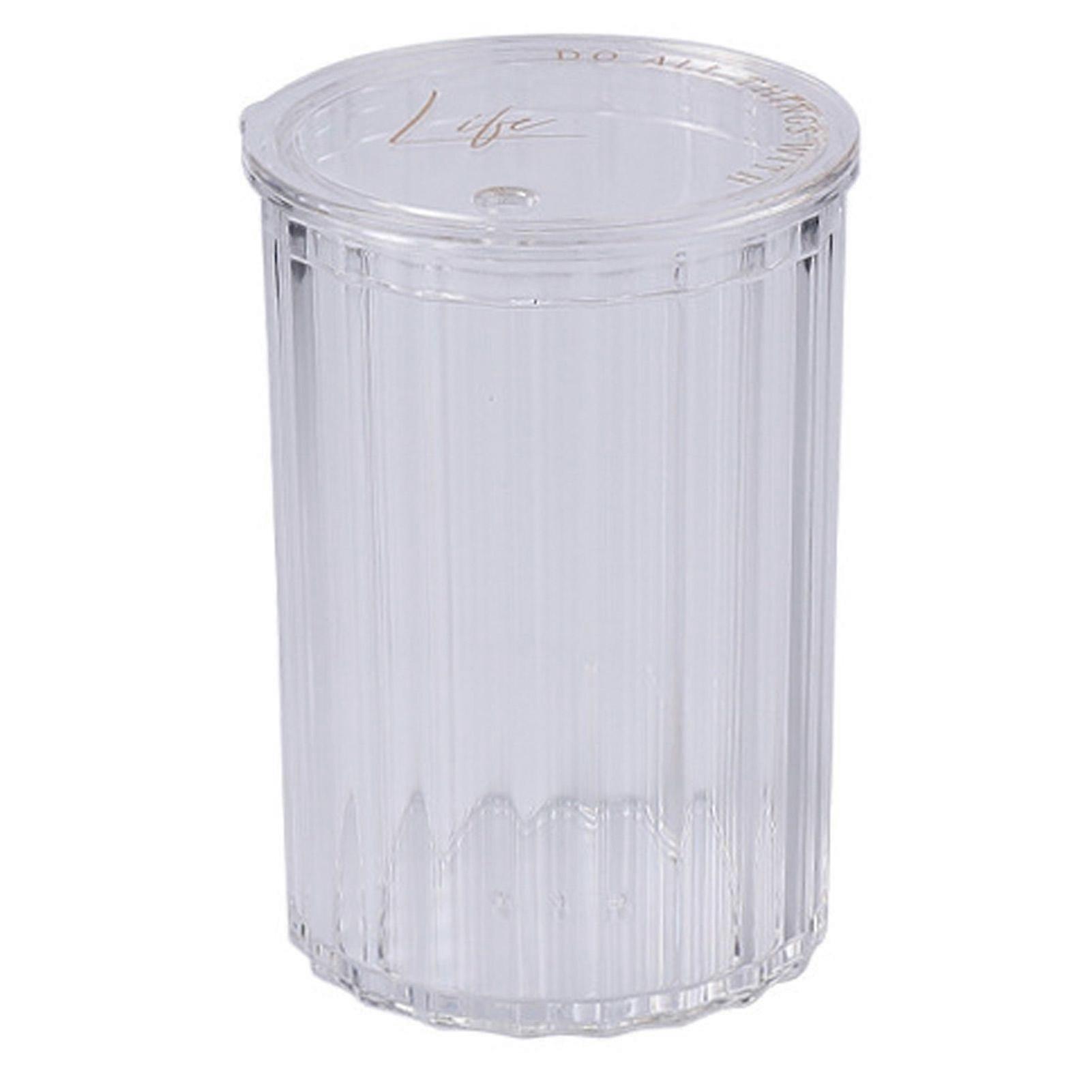 Toothpick Storage Box Dustproof Translucent PS Ultra-light Toothpick Holder Box for Kitchen