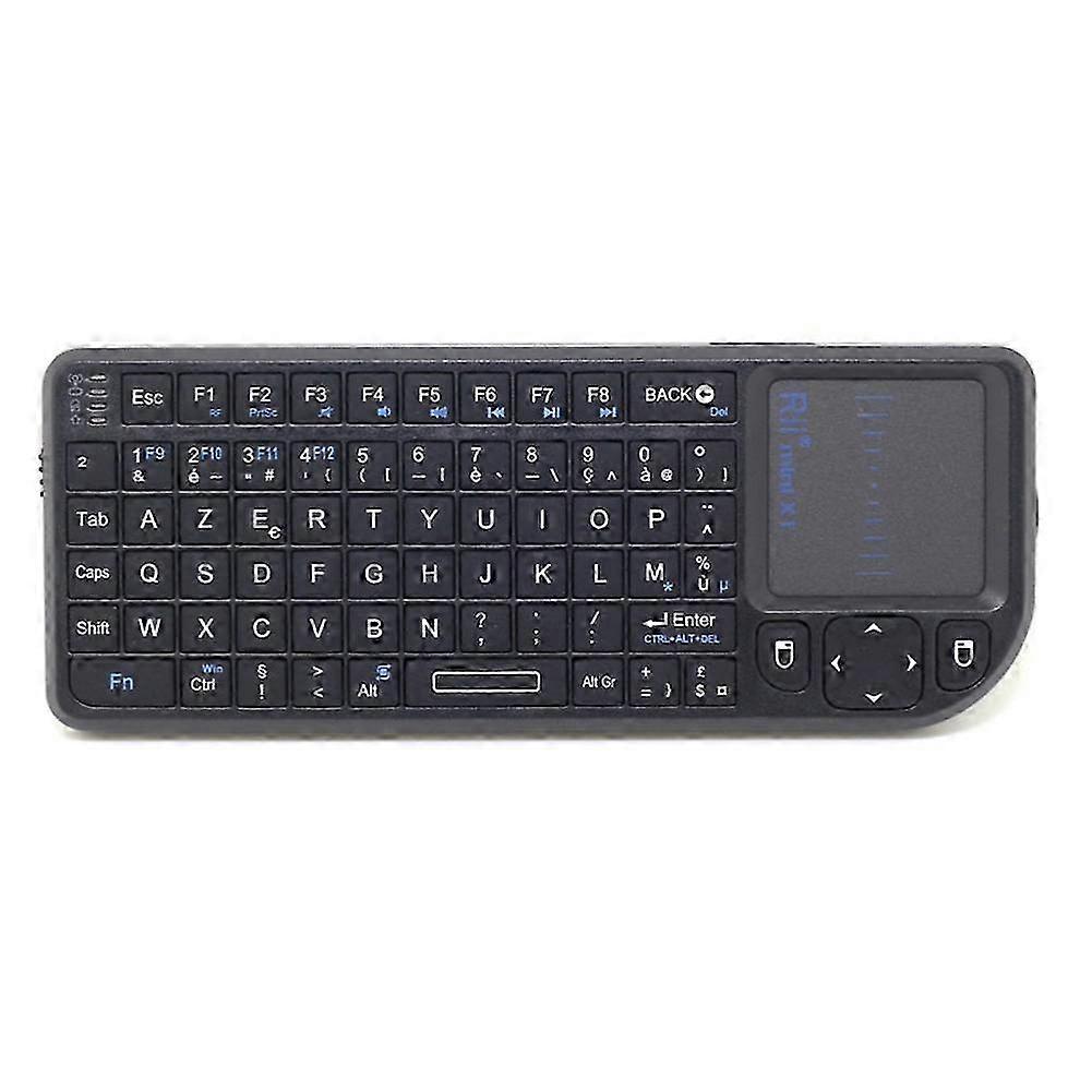 Rii Mini X1 Ultra Mini 2.4G Wireless Keyboard with Touchpad Mouse compatible withLaptops/Computer/IPTV/Smart TV/Android Box