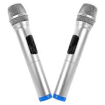 Fake Microphone Kids Microphone Prop for Decor 2Pcs Plastic Model