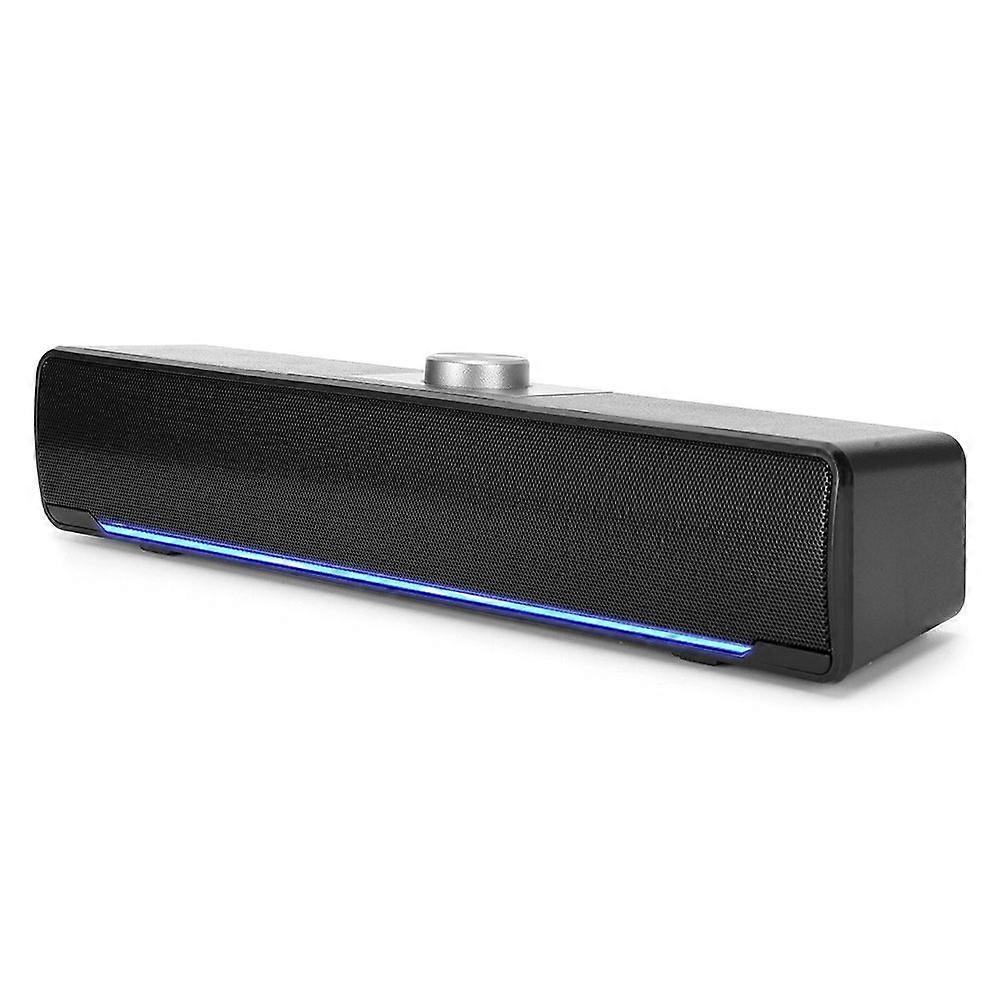 Speaker Desktop Notebook Multimedia Mini Speaker 3W 2.0 Channel Computer AccessoryBlack