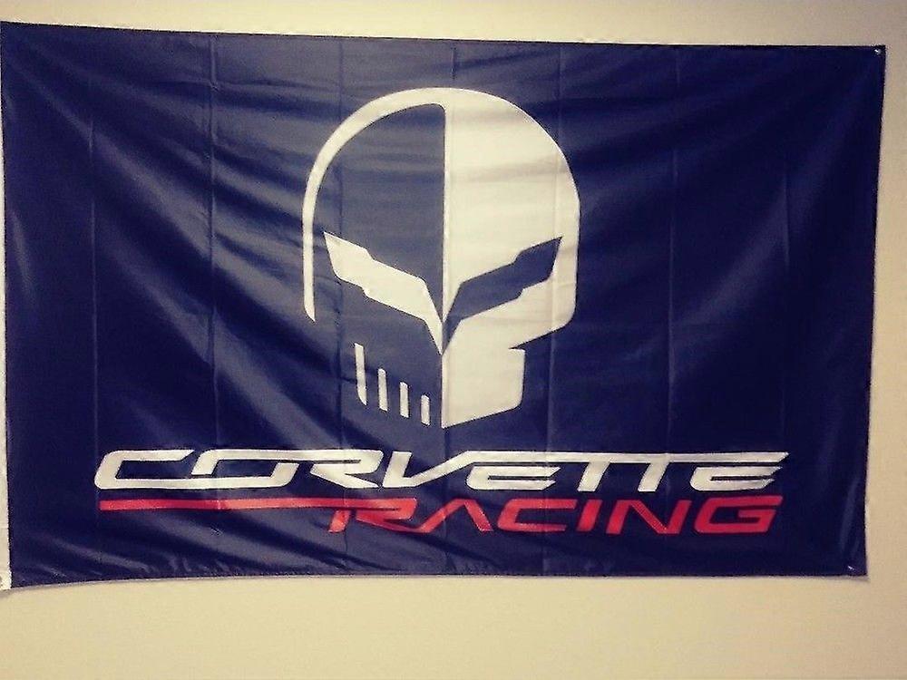 CORVETTE RACING SKULL FLAGS ZK2485